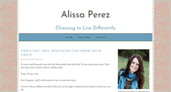 Desktop Screenshot of alissaperez.com